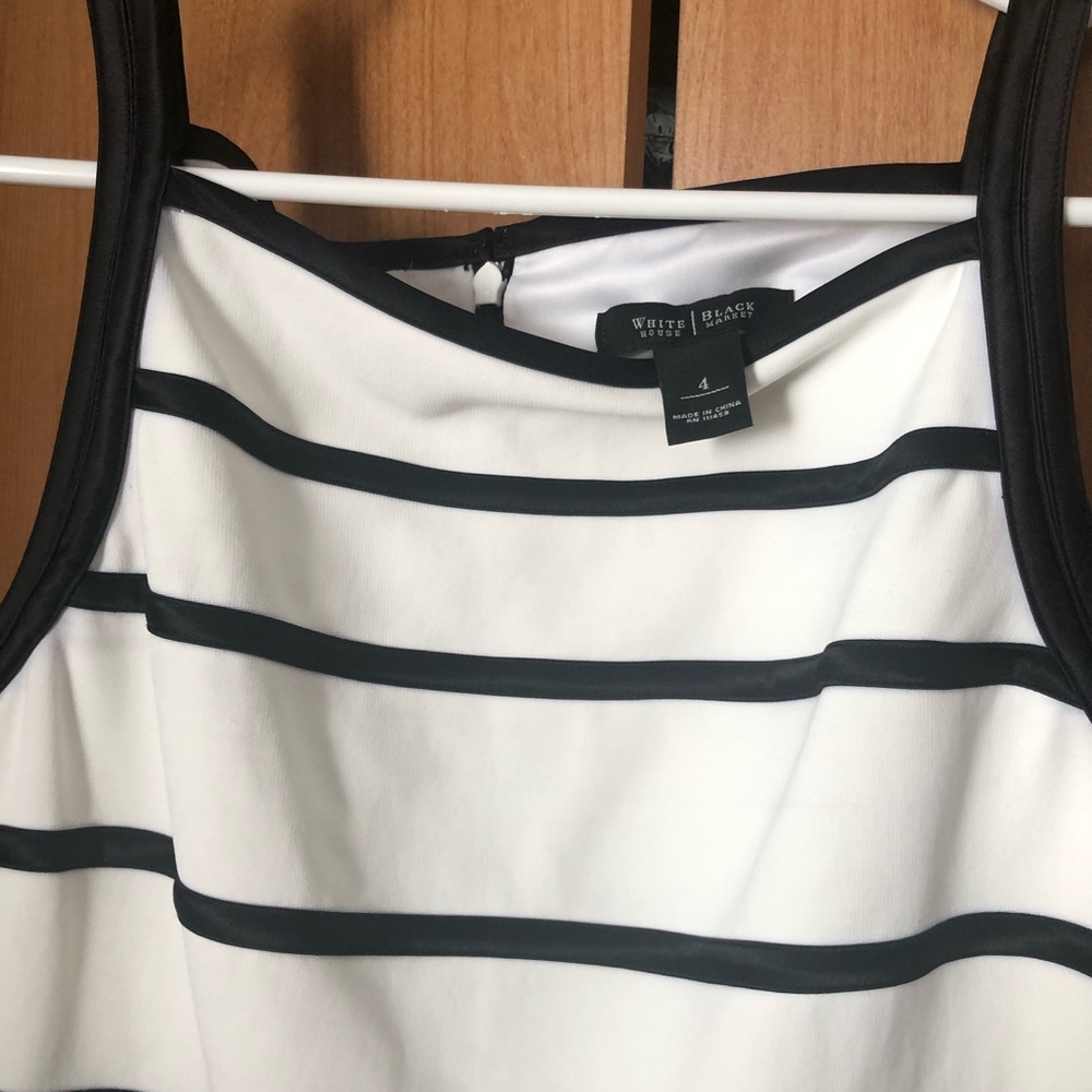 Black and white dress